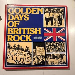 Various – Golden Days Of British Rock Vinyl Record VG+ AJ13